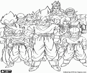 Dragon Ball karakter boyama