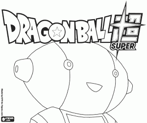 Dragon Ball Super, logo ve robot boyama