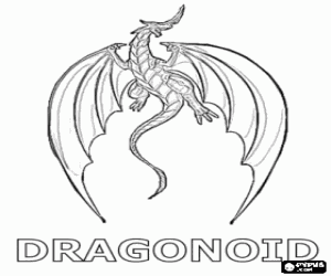 Dragonoid, Bakugan ejderha boyama