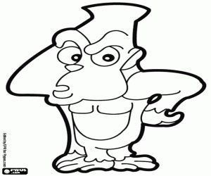 Düşünceli goril, sayı 4 boyama