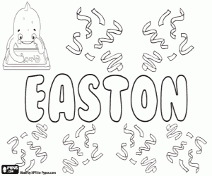 Easton, erkek adı boyama