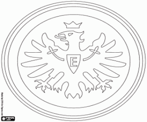 Eintracht Frankfurt logosu boyama