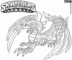 Ejderha Skylander Sunburn boyama