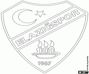 Elazığspor'in kalkanı boyama