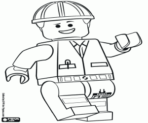 Emmet kask, Lego karakter ile boyama