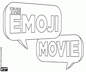 Emoji film, orijinal logosu boyama