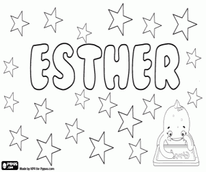 Esther, İncil adı boyama
