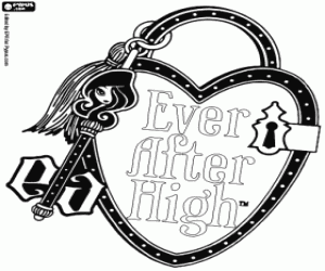 Ever After High logo boyama