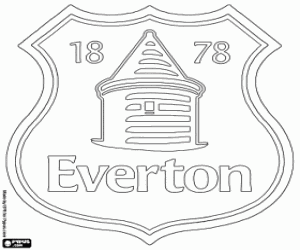 Everton amblemi boyama