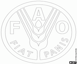 FAO logosu boyama