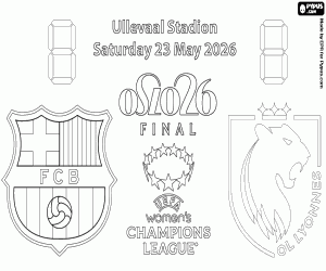 FC Barcelona - OL Lyonnes, final 2026 boyama