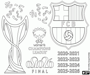 FC Barcelona, Şampiyonlar Ligi 2025-2026 boyama