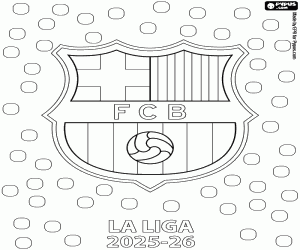 FC Barcelona, şampiyon 2025-2026 boyama