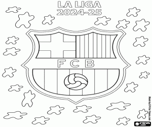FC Barcelona, ​​​​2024-2025 Şampiyonu boyama