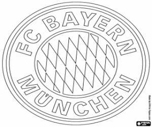 FC Bayern Münih logosu boyama