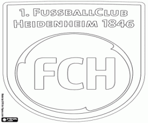 FC Heidenheim amblemi boyama