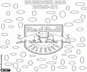 FC Red Bull Salzburg, şampiyon 2020-2021 boyama