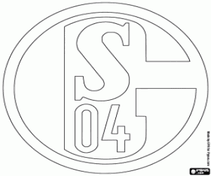 FC Shalke 04 logosu boyama
