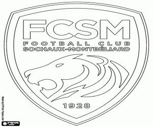 FC Sochaux amblemi boyama