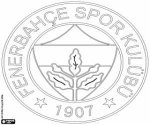 Fenerbahçe logo boyama