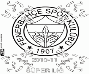 Fenerbahçe, şampiyon 2010-2011 boyama