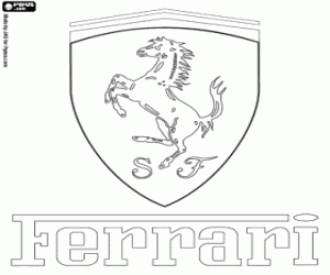 Ferrari amblemi boyama