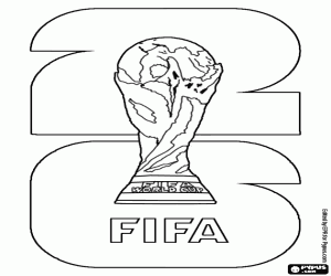 FIFA Dünya Kupası 2026 Logosu boyama
