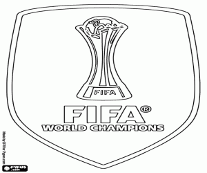 FIFA Dünya şampiyonu amblemi boyama