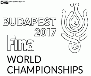 FINA dünya su sporları Budapeşte 2017 boyama