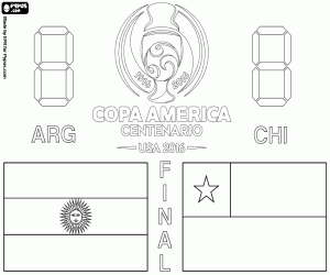 Final Copa America Centenario 2016 boyama