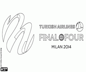 Final Four Milan 2014 logosu boyama