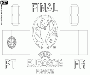 Final UEFA Euro 2016 boyama