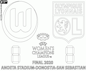 Final Wolfsburg vs Olympique Lyon boyama