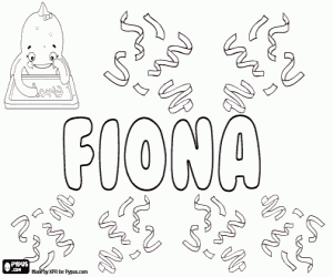 Fiona, İrlandaca boyama