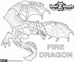 Fire Dragon, Invizimals Shadow Zone boyama