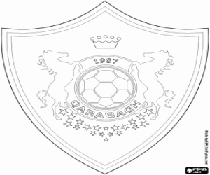 FK Qarabag kalkan boyama