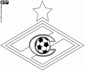 FK Spartak Moskova logosu boyama