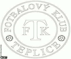 FK Teplice Madalyası boyama