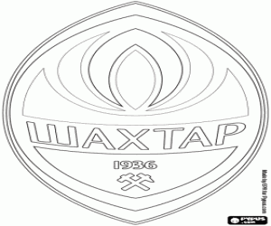 FK Şahtar Donetsk rozeti boyama