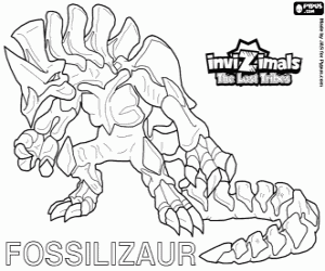 Fossilizaur, Invizimals The Lost Tribes boyama