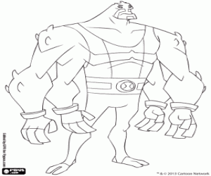 Fourarms Ben 10 Omniverse boyama