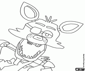 Foxy, Five Nights at Freddy's boyama