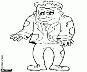 Frankenstein canavarı boyama