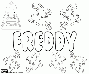 Freddy, kısaltılmış isim İngilizce boyama