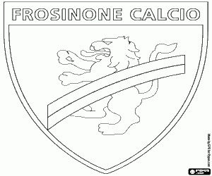 Frosinone Calcio logosu boyama