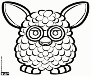 Furby, elektronik oyuncak boyama