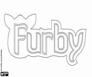 Furby logosu boyama