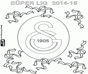 Galatasaray, şampiyon 2014-2015 boyama