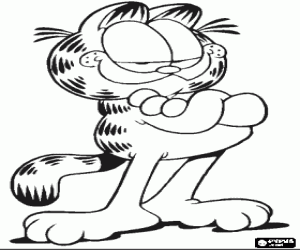 Garfield geçti silah ile boyama