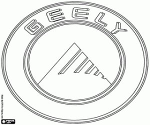 Geely marka amblemi boyama